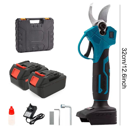 KIT Tijeras De Podar Para Jardin Recargable ⚡ Con 2 Baterías (1 de Regalo🎁)