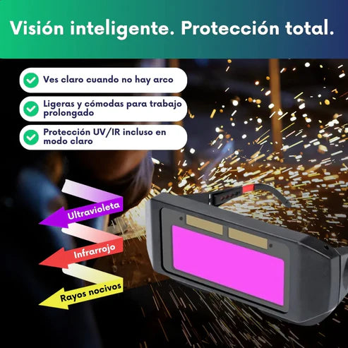 Gafas fotosensibles para soldar - Oscurecimiento automático