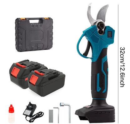 KIT Tijeras De Podar Para Jardin Recargable ⚡ Con 2 Baterías (1 de Regalo🎁)