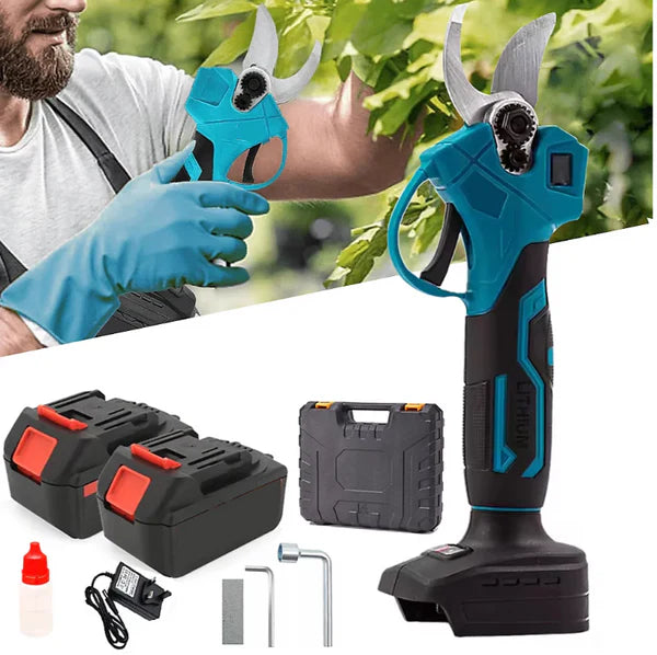 KIT Tijeras De Podar Para Jardin Recargable ⚡ Con 2 Baterías (1 de Regalo🎁)