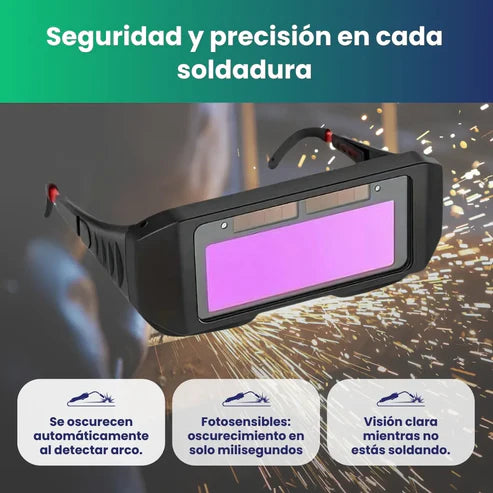 Gafas fotosensibles para soldar - Oscurecimiento automático