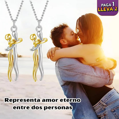 Collar abrazo pareja - Combina diseño y significado PAGA 1 LLEVA 2