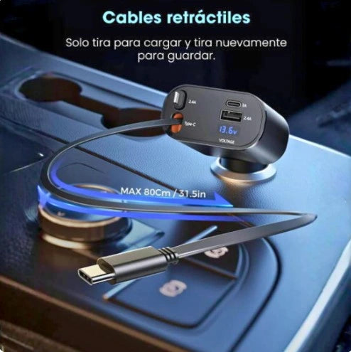 Cargador - ChargeGo 4 en 1