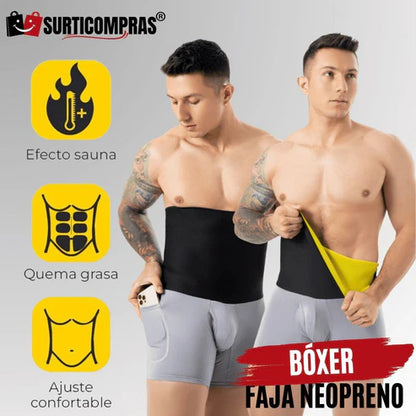 Bóxer Faja Neopreno® ¡Maximiza tu Rendimiento y Define tu Abdomen!