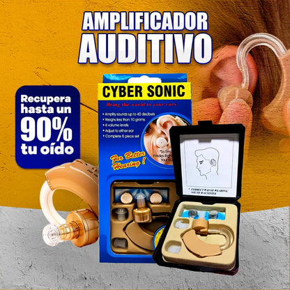 Audífono amplificador -  PROMO 2X1 + Ebook de cuidado y bienestar auditivo